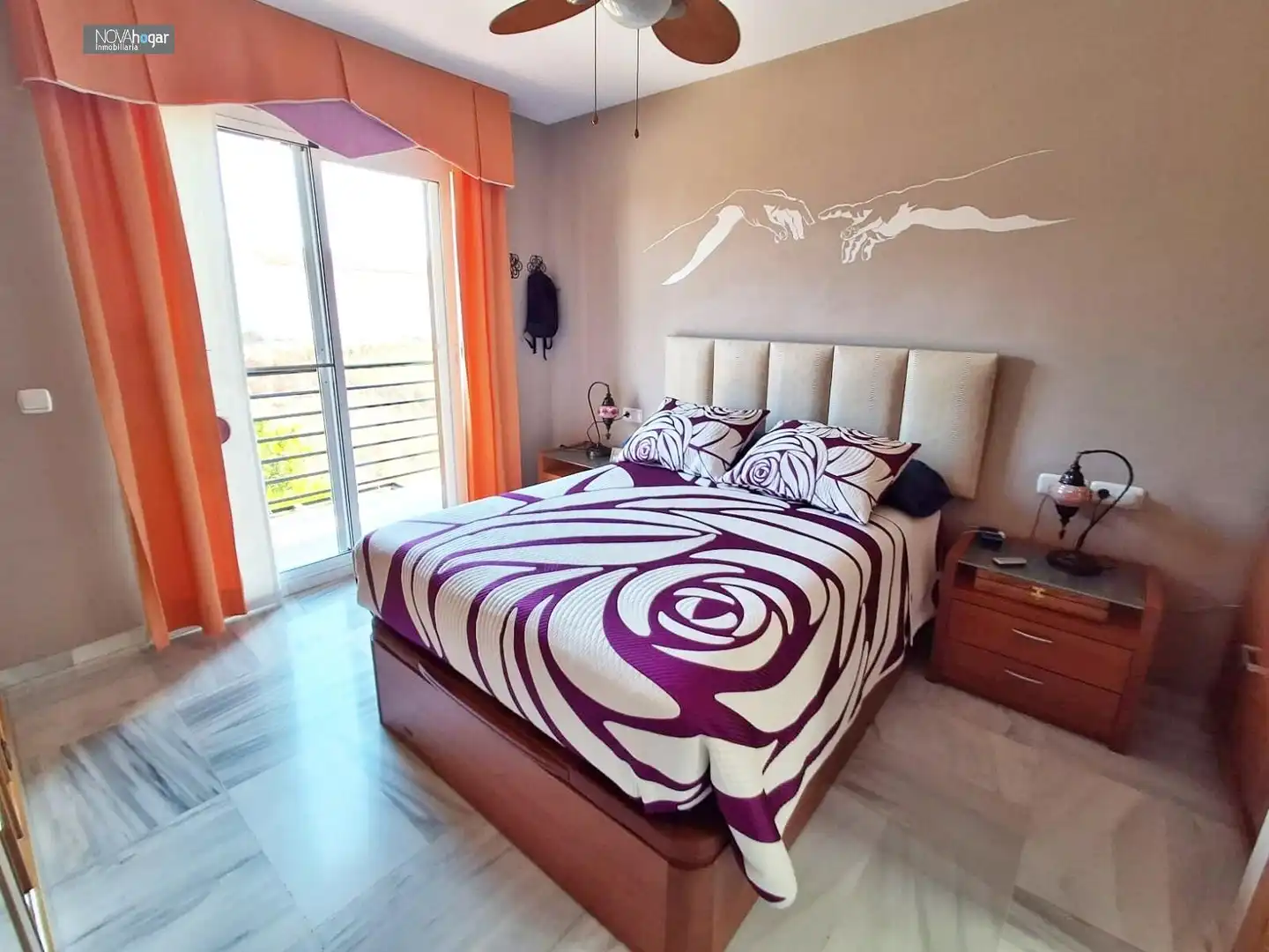 Dormitori de Casa adosada en venda en Málaga amb Aire condicionat, Calefacció i Terrassa