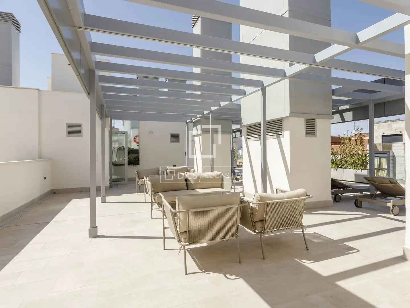 Terrace of Flat for rent in Madrid  with Air Conditioner, Heating and Parquet flooring