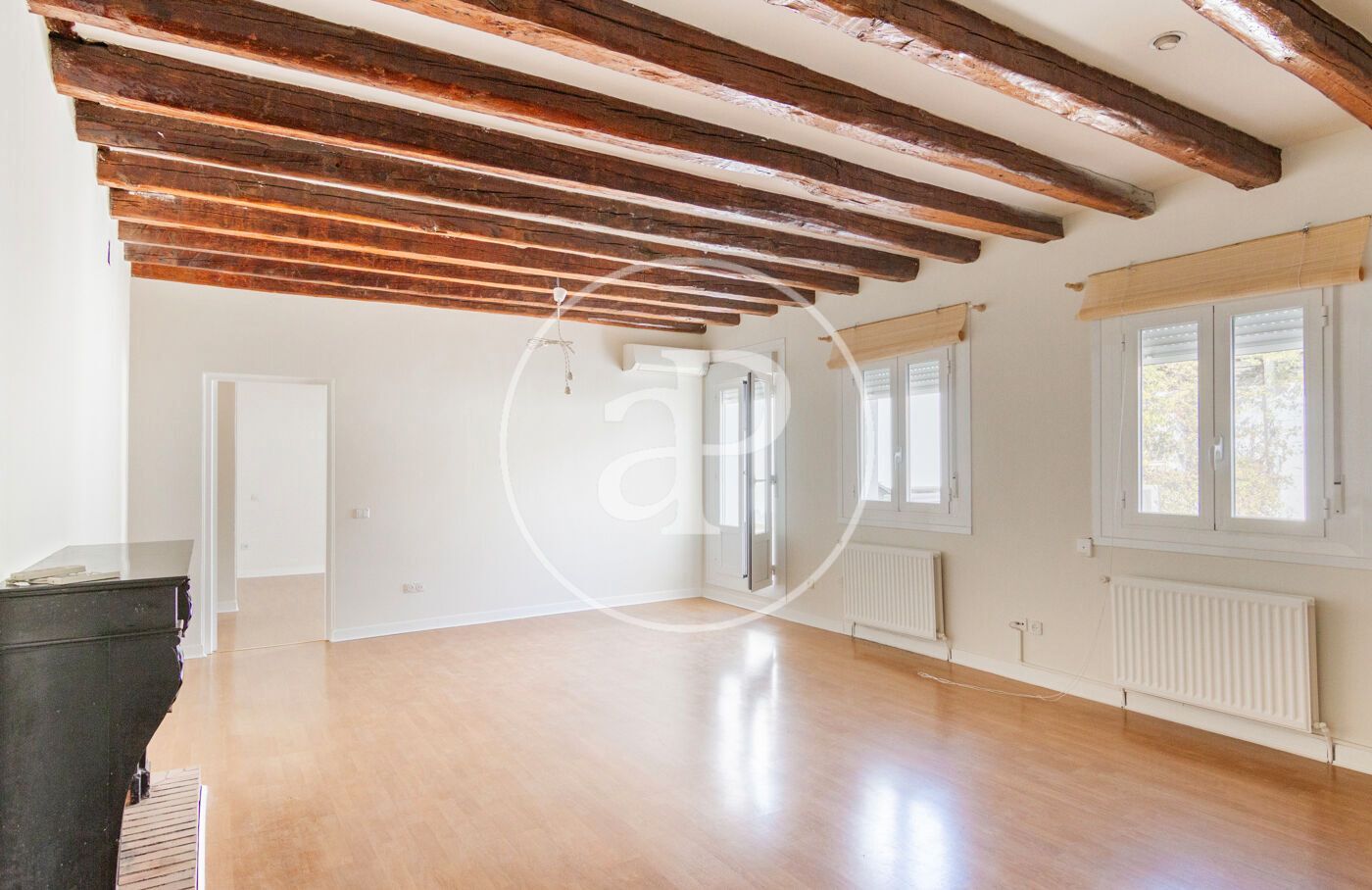 Living room of Attic to rent in  Madrid Capital  with Air Conditioner, Heating and Terrace