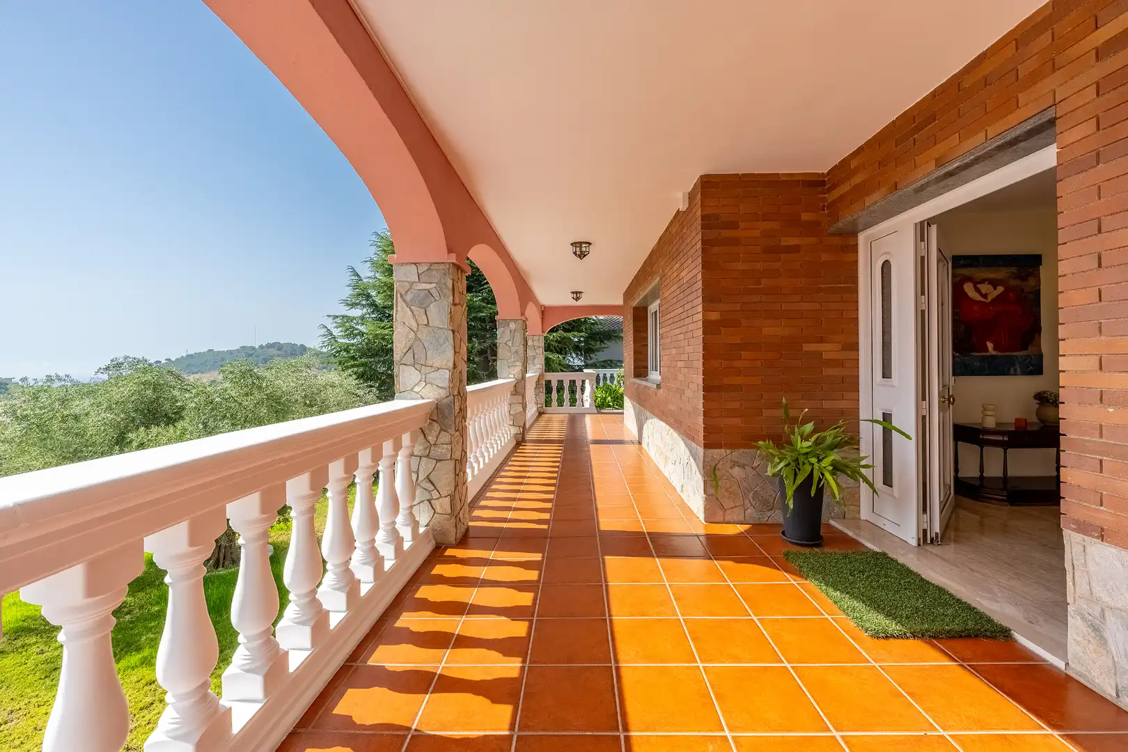 Terraza de Casa o chalet en venta en Badalona con Aire acondicionado, Calefacción y Jardín privado