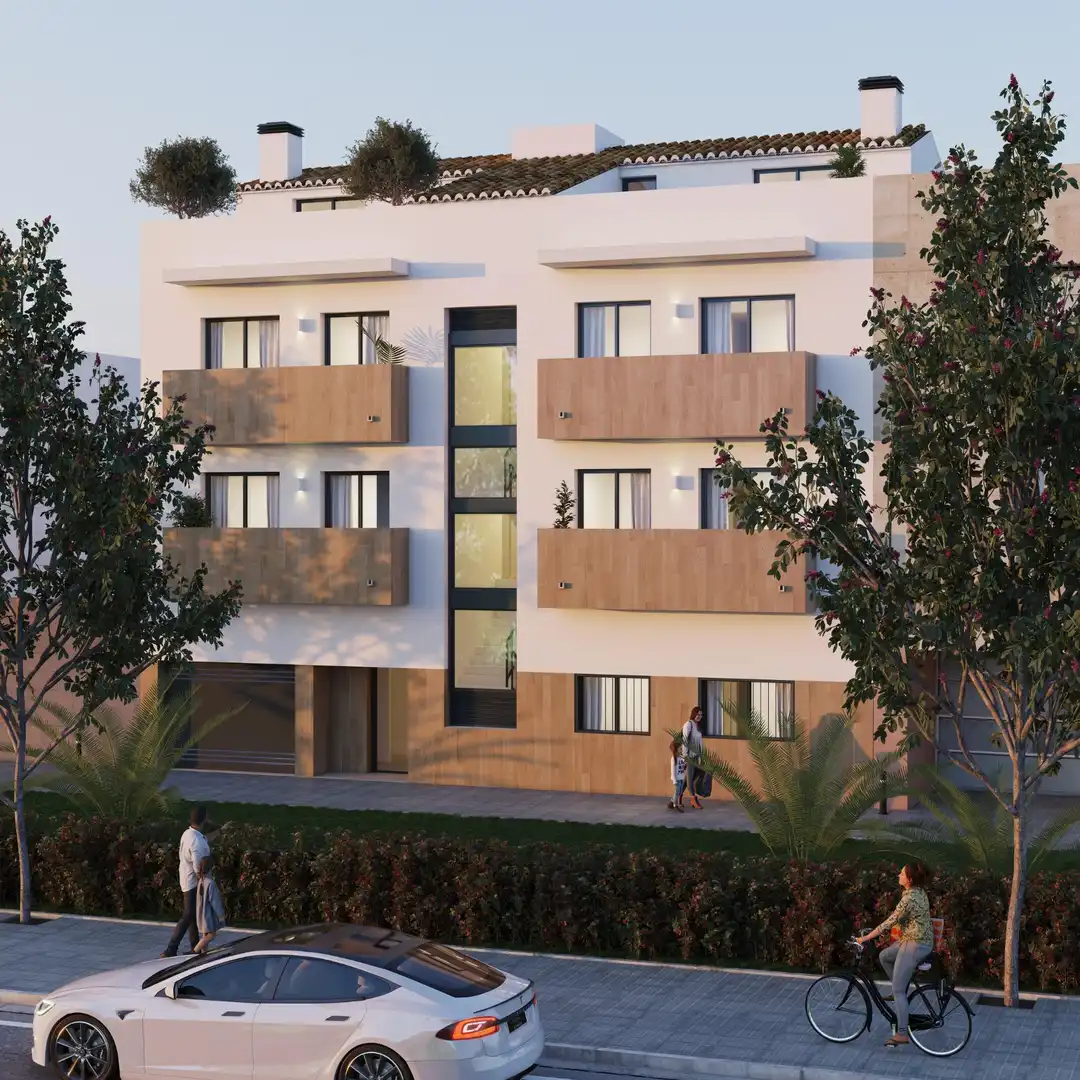 Vista exterior de Ático en venta en Granollers con Terraza