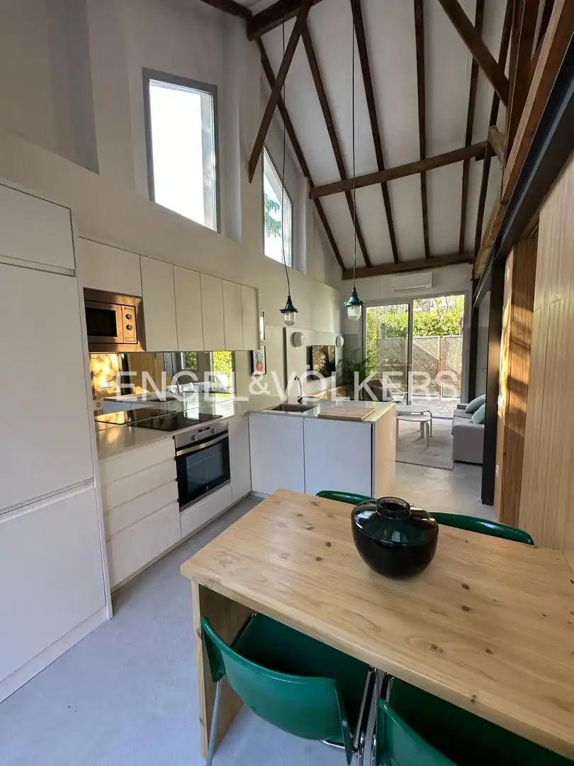Cocina de Casa o chalet en venta en Madrid con Aire acondicionado, Calefacción y Jardín privado