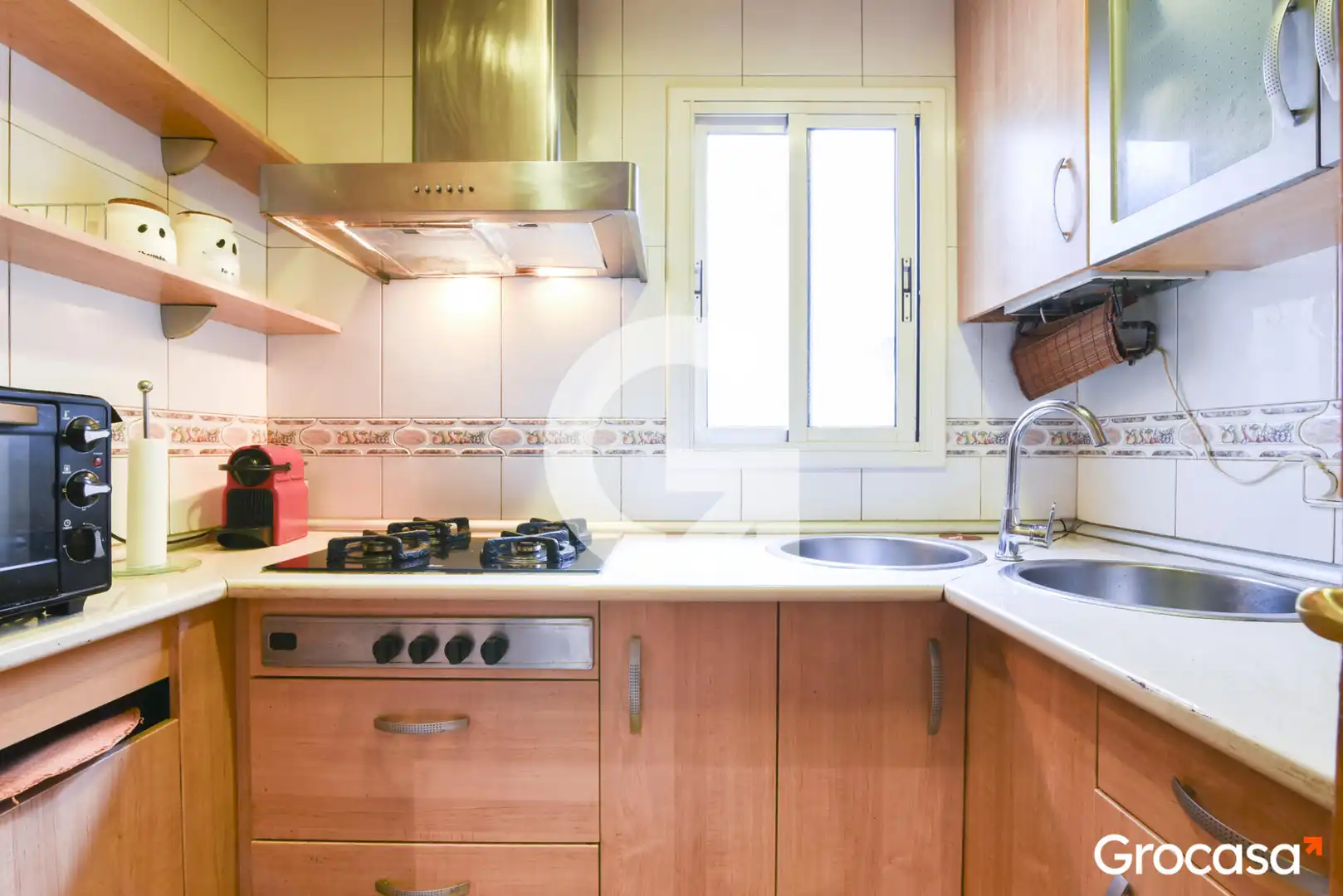 Kitchen of Flat for sale in Sant Joan Despí  with Air Conditioner and Balcony
