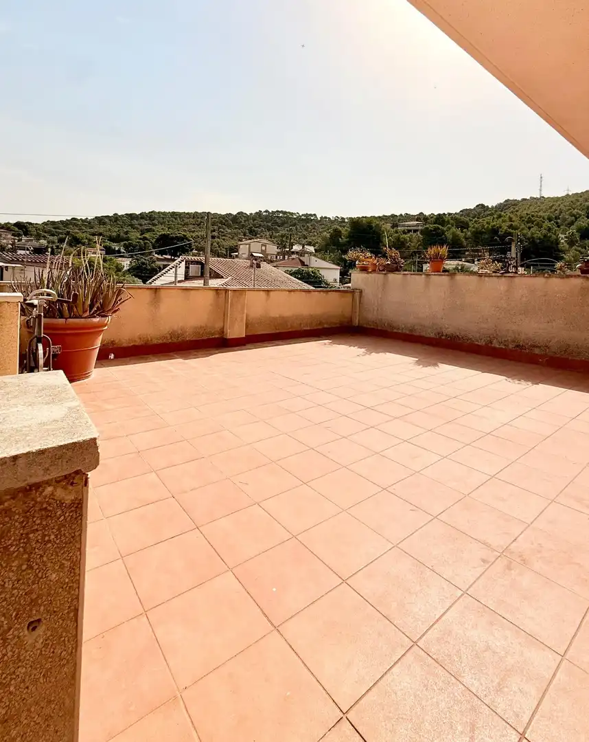 Terraza de Casa adosada en venta en Calafell con Aire acondicionado, Calefacción y Jardín privado