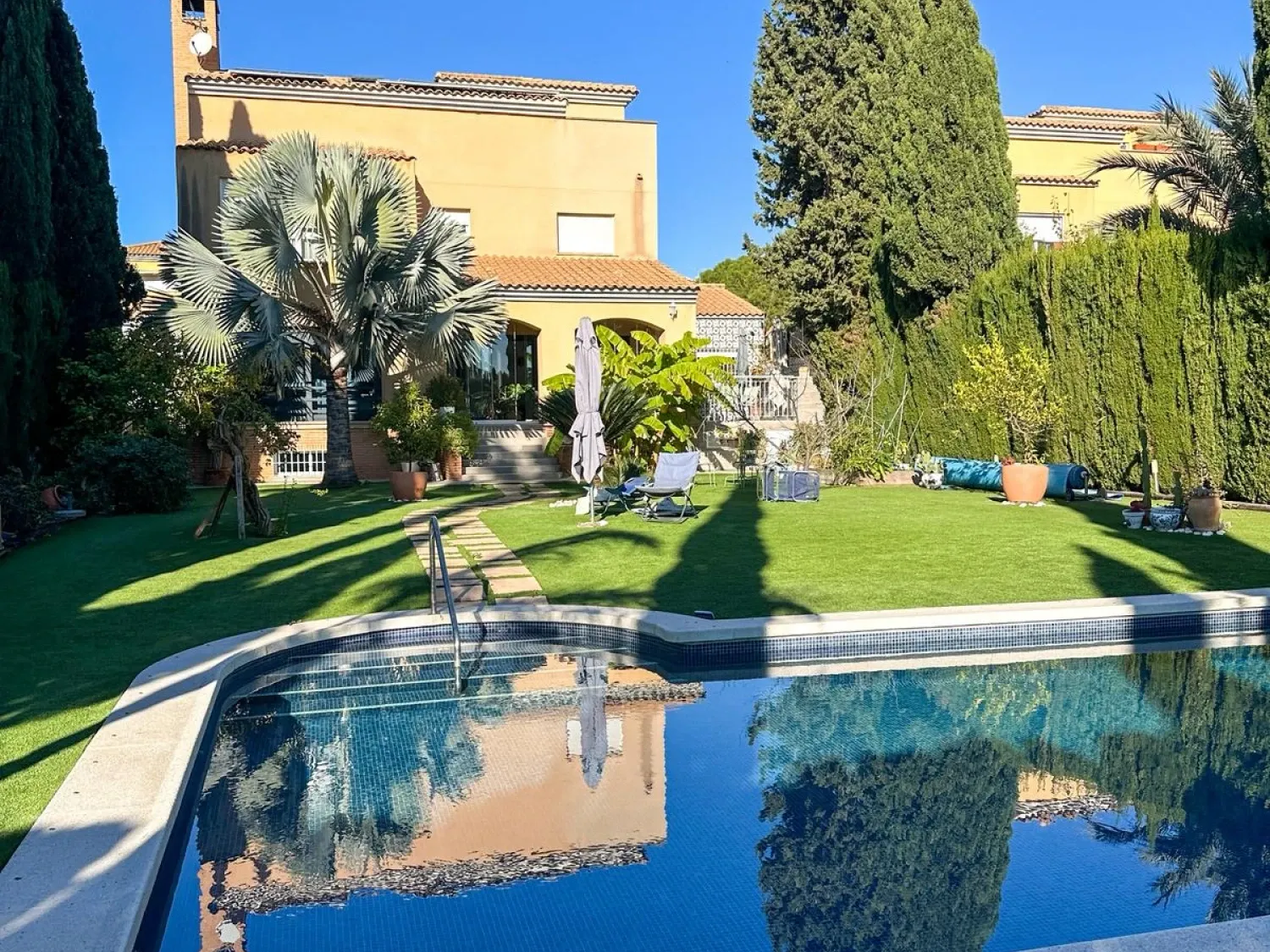 Piscina de Casa o xalet en venda en  Murcia Capital amb Aire condicionat, Calefacció i Jardí privat