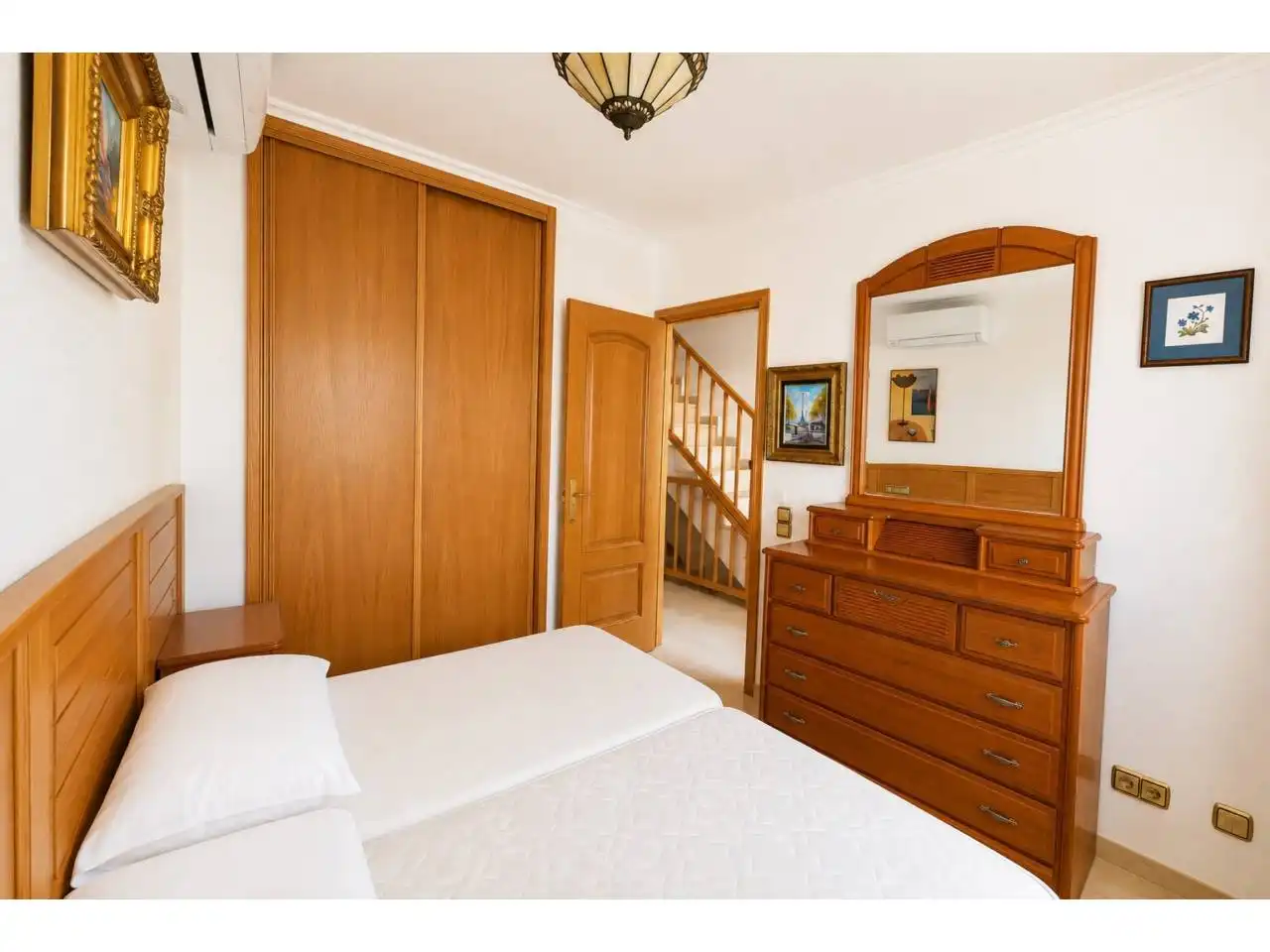 Bedroom of Detached homes for rent in Mont-roig del Camp  with Air Conditioner, Terrace and Furnished