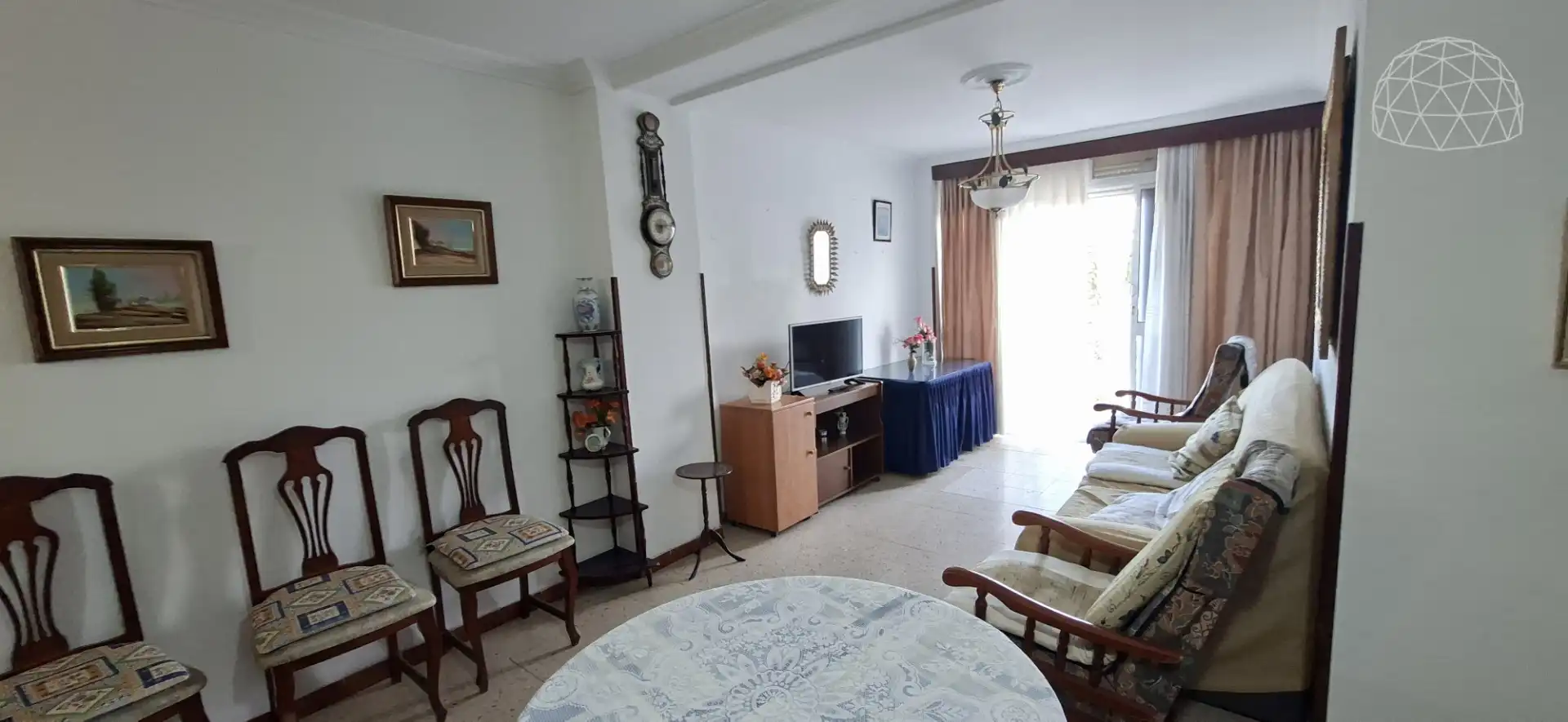 Wohnzimmer von Wohnung zum Verkauf in Sevilla mit Möbliert