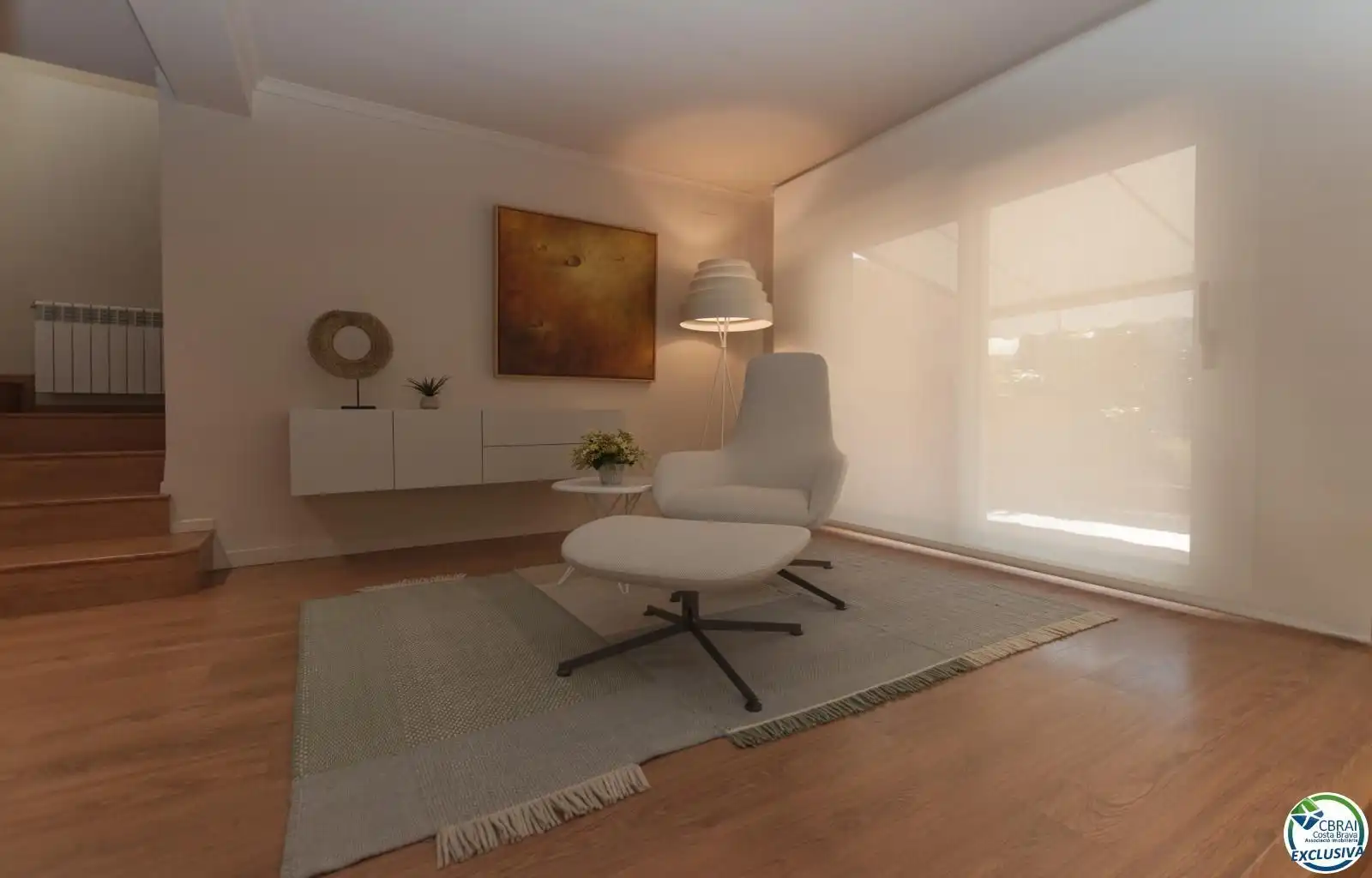 Sala d'estar de Casa o xalet en venda en Roses amb Aire condicionat