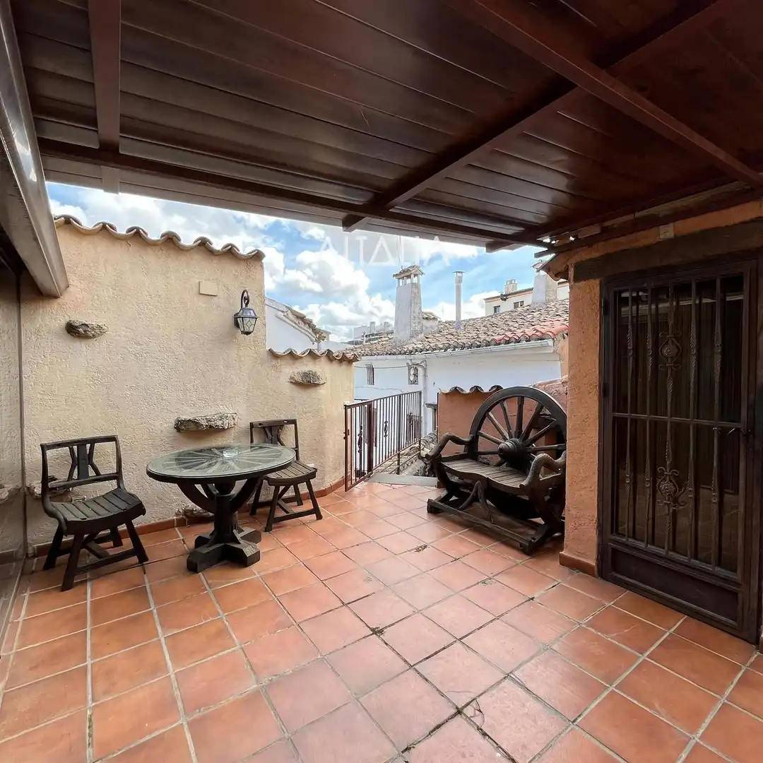 Terraza de Casa o chalet en venta en Villar de Olalla con Terraza y Amueblado