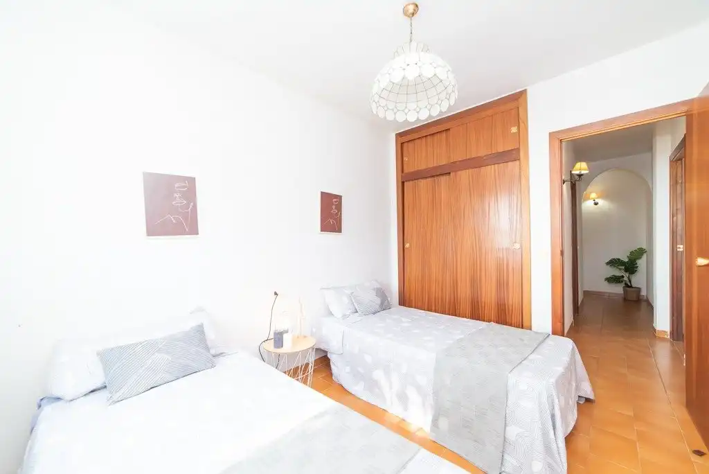 Bedroom of Flat for sale in La Manga del Mar Menor  with Terrace and Furnished