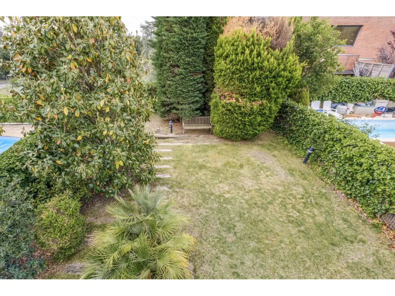 Jardí de Casa o xalet en venda en Matadepera amb Aire condicionat, Calefacció i Jardí privat