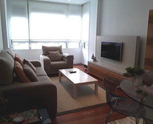 Living room of Flat to rent in Donostia - San Sebastián   with Heating, Parquet flooring and Furnished