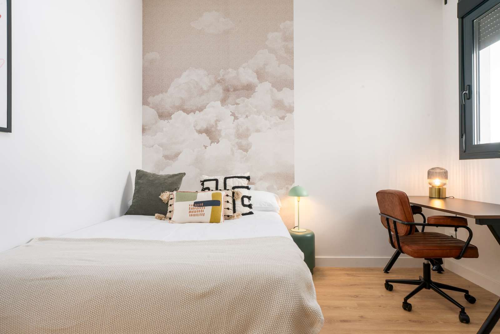 Bedroom of Flat to share in Málaga Capital  with Air Conditioner and Terrace