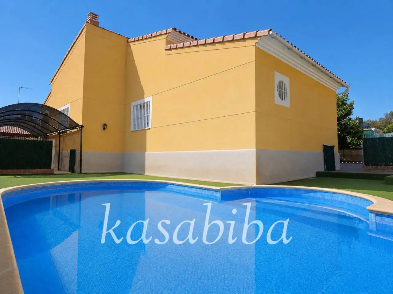 Swimming pool of Houses for sale in Godelleta  with Private garden, Terrace and Swimming Pool