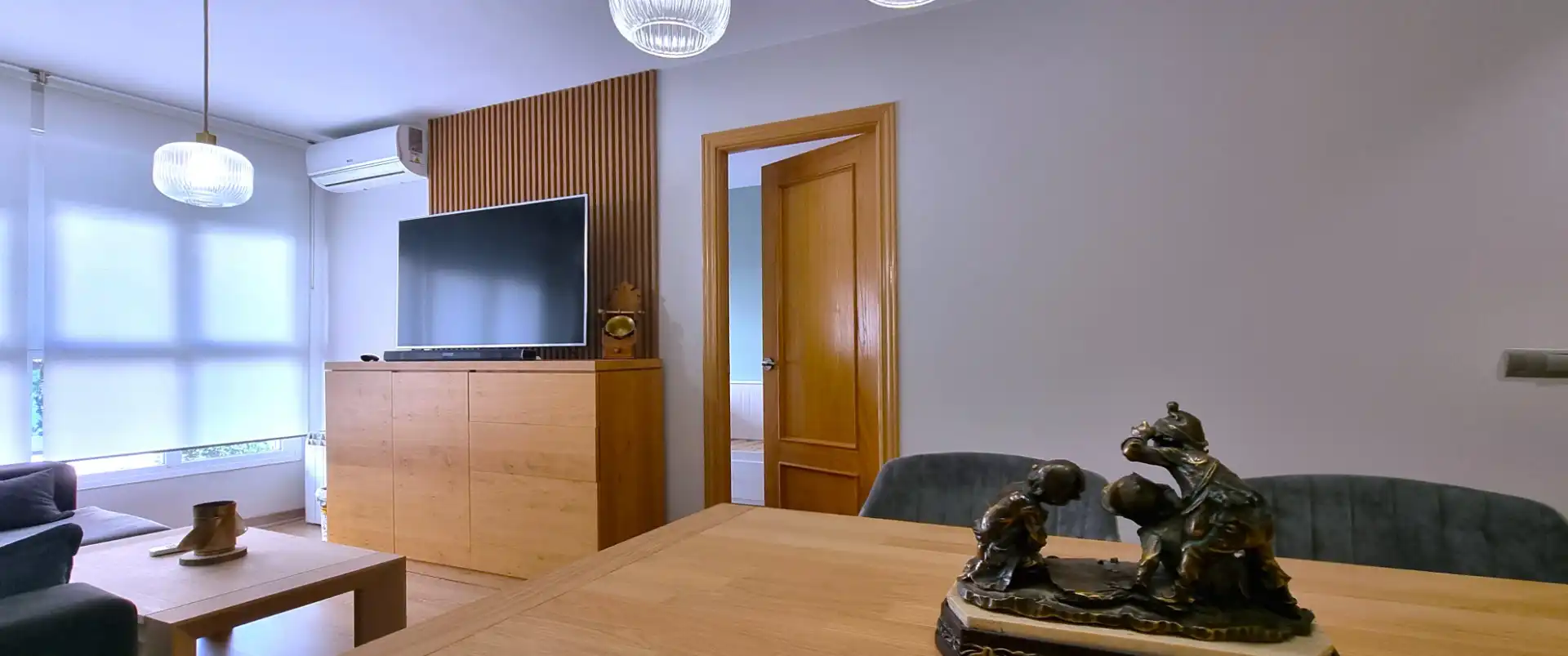 Dining room of Flat for sale in Navalafuente  with Air Conditioner, Heating and Furnished