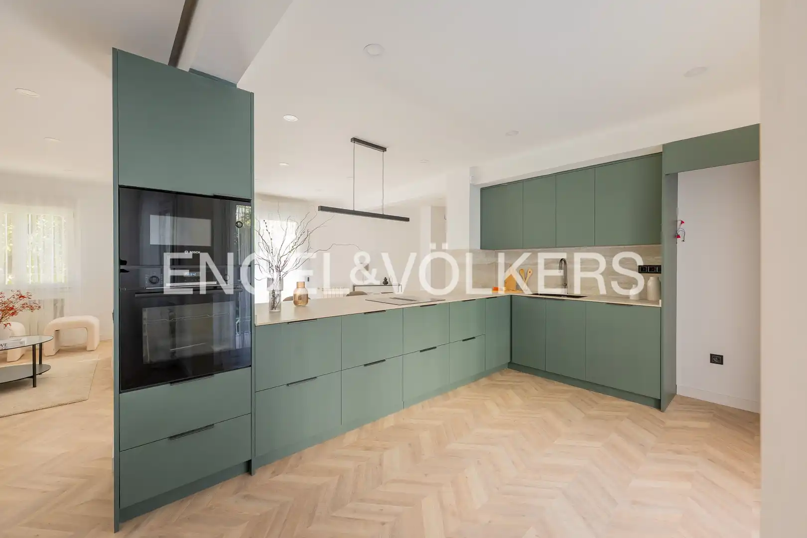 Kitchen of Flat for sale in Madrid  with Air Conditioner, Heating and Terrace