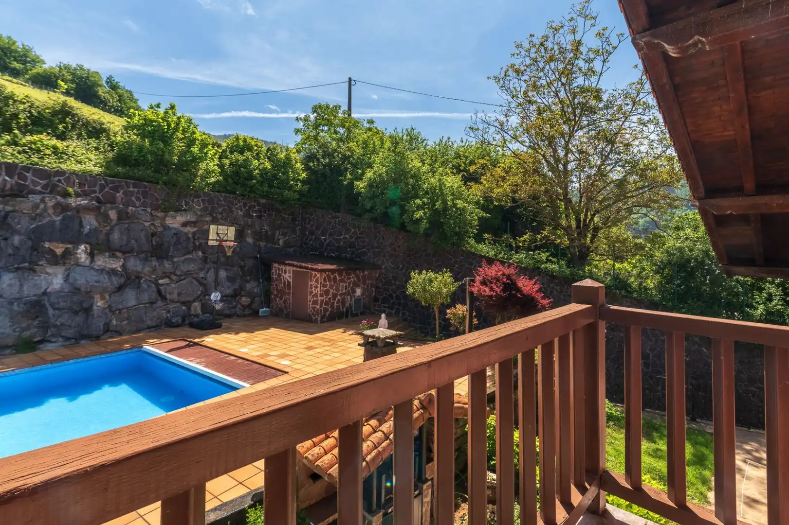 Terraza de Casa o chalet en venta en Elduain con Calefacción, Trastero y Amueblado