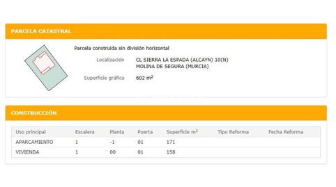 Foto 3 de Casa o chalet en venta en Calle Sierra la Espada, La Alcayna, Molina de Segura