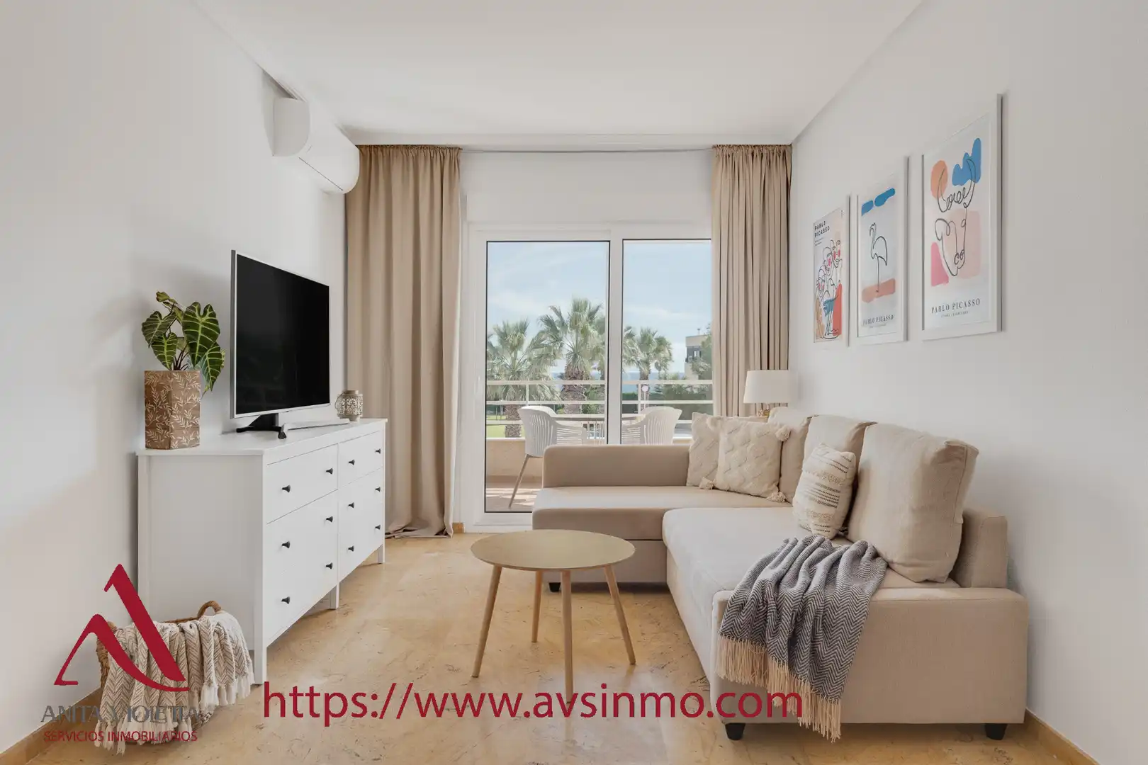 Living room of Apartments for rent in Orihuela  with Air Conditioner, Furnished and Oven