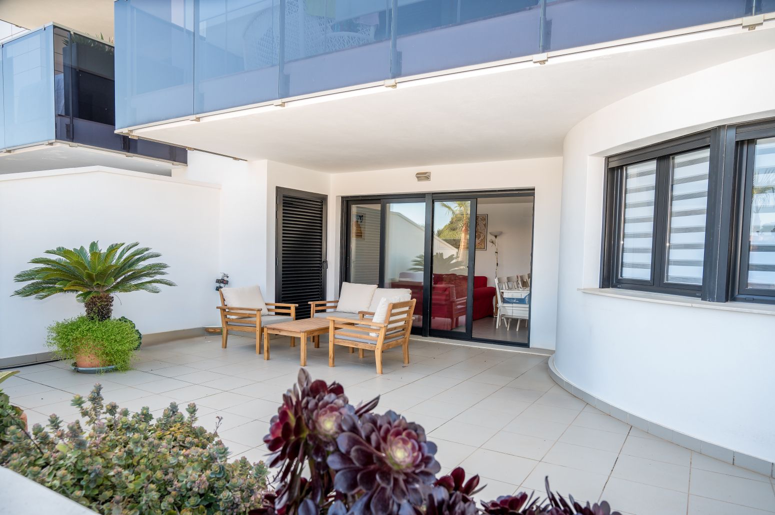 Terrace of Flat for sale in Dénia  with Air Conditioner, Private garden and Terrace
