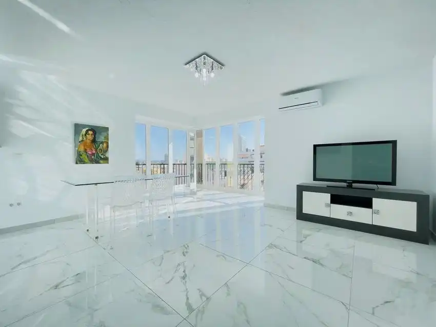 Living room of Apartments for sale in Calpe / Calp  with Terrace and Furnished