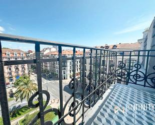 Balcony of Flat to rent in Bilbao   with Heating, Terrace and Balcony