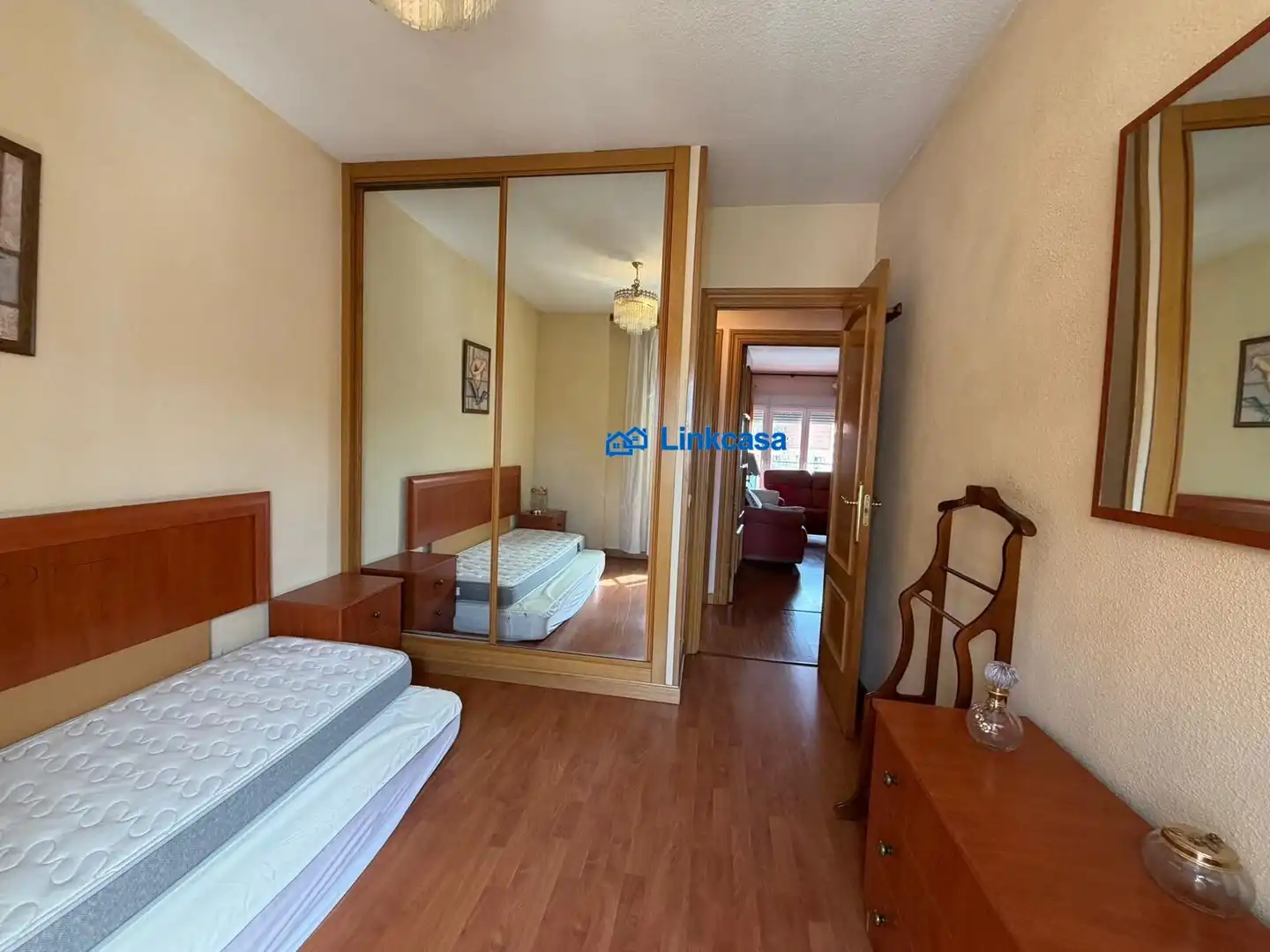 Bedroom of Flat for sale in Madrid  with Heating, Private garden and Terrace