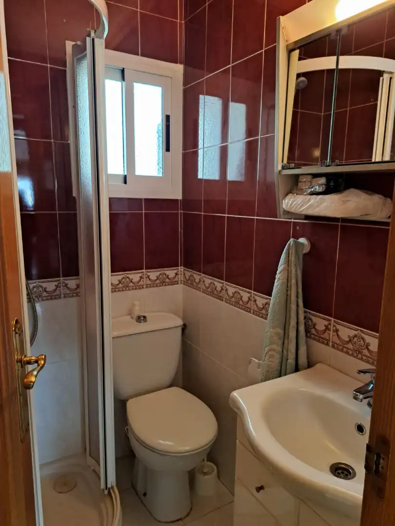 Bathroom of Apartments for sale in Benidorm  with Air Conditioner, Terrace and Furnished