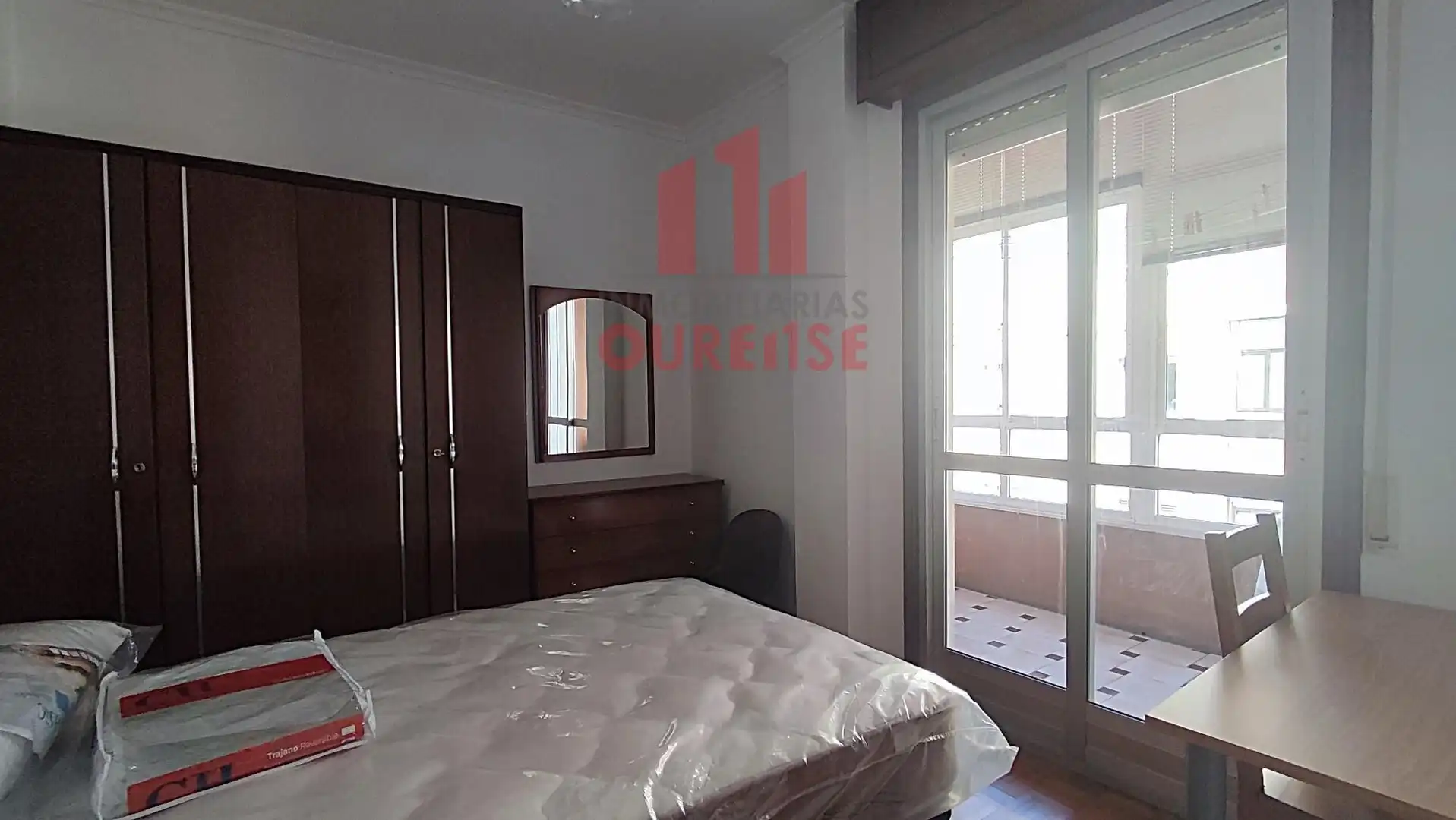 Bedroom of Flat for share in Ourense Capital   with Heating and Furnished