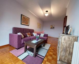 Living room of Flat for sale in Ourense Capital   with Parquet flooring, Terrace and Storage room