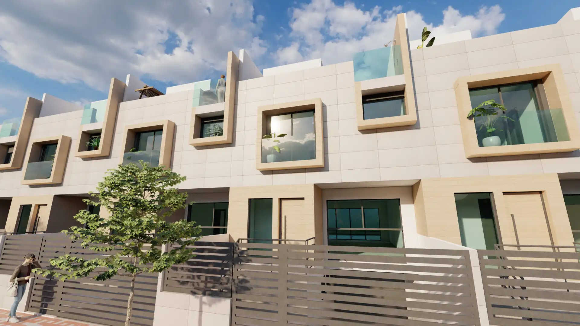 Vista exterior de Casa o xalet en venda en  Jaén Capital amb Aire condicionat, Calefacció i Terrassa