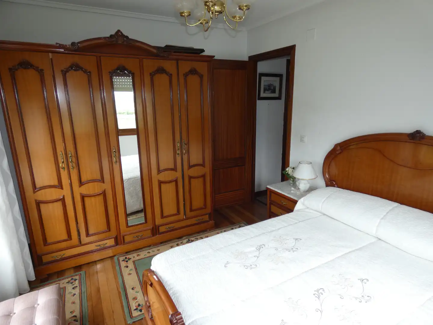 Schlafzimmer von Haus oder Chalet zum Verkauf in Bárcena de Cicero mit Heizung, Privatgarten und Möbliert