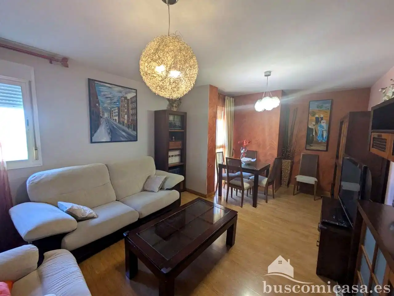 Living room of Flat for rent in Linares  with Air Conditioner and Furnished