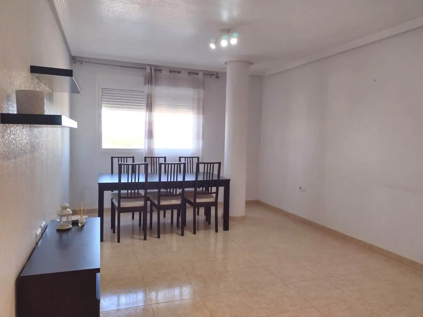 Comedor de Piso de alquiler en Murcia con Aire acondicionado, Trastero y Amueblado