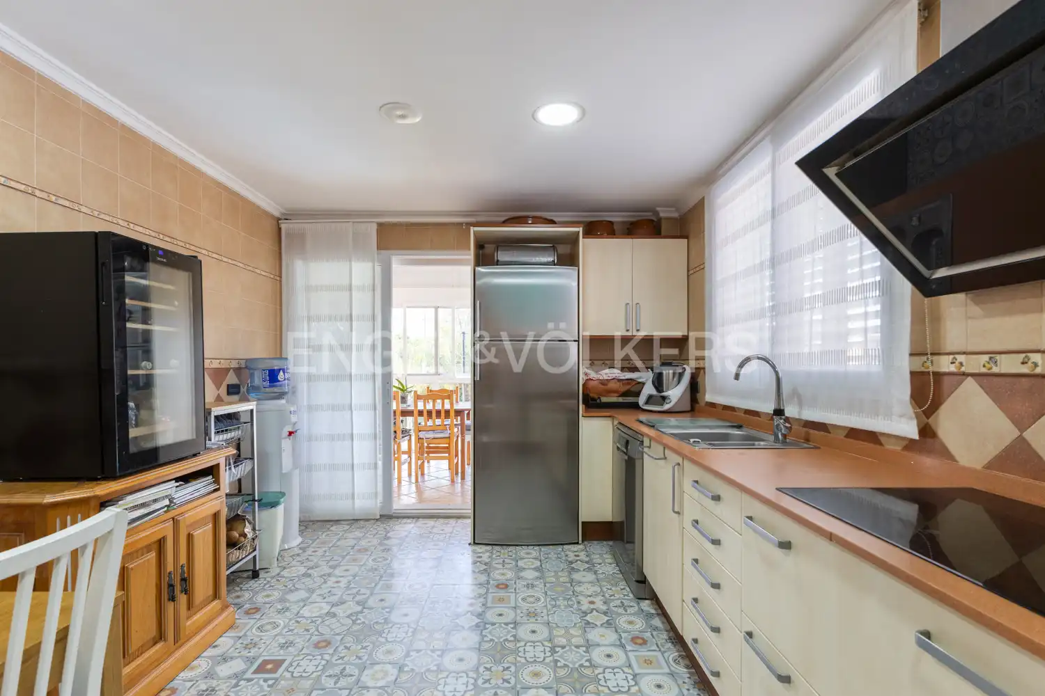 Cocina de Casa o chalet en venta en Albalat dels Tarongers con Aire acondicionado, Calefacción y Jardín privado