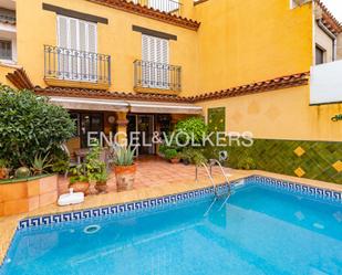 Swimming pool of House or chalet for sale in Arenys de Mar  with Air Conditioner, Terrace and Swimming Pool