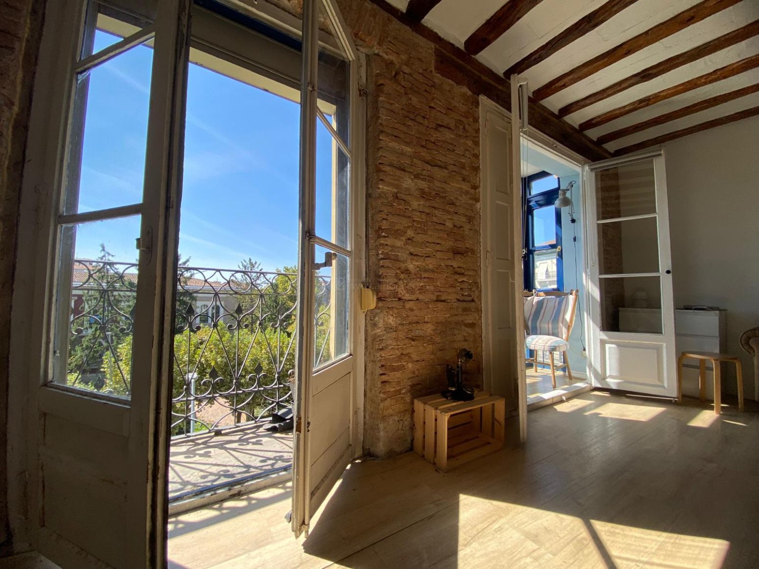 Bedroom of Flat for sale in  Logroño  with Heating, Parquet flooring and Storage room