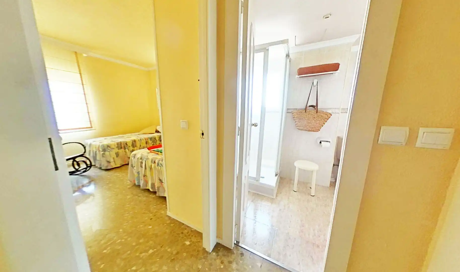 Bedroom of Flat for sale in Torremolinos  with Air Conditioner, Terrace and Furnished