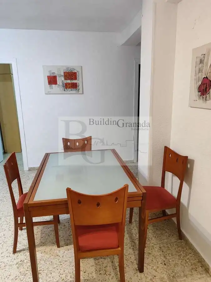 Dining room of Flat for rent in Granada  with Furnished and Balcony