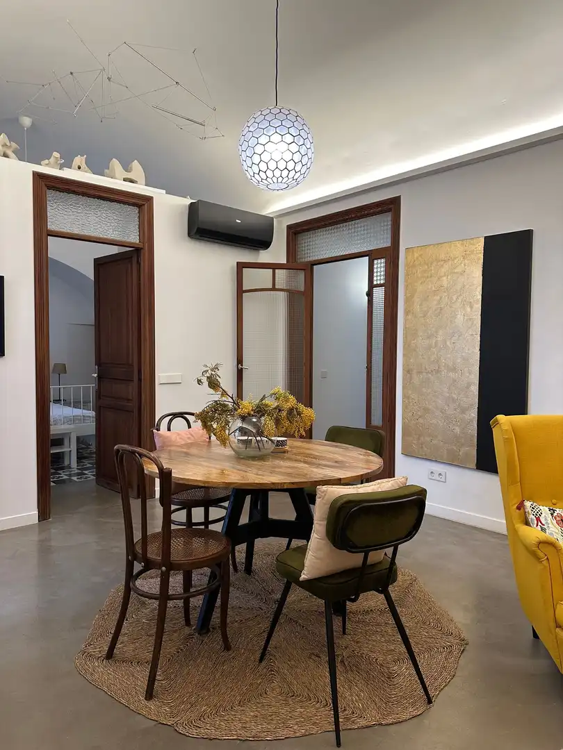 Menjador de Apartament de lloguer en  Palma de Mallorca amb Terrassa