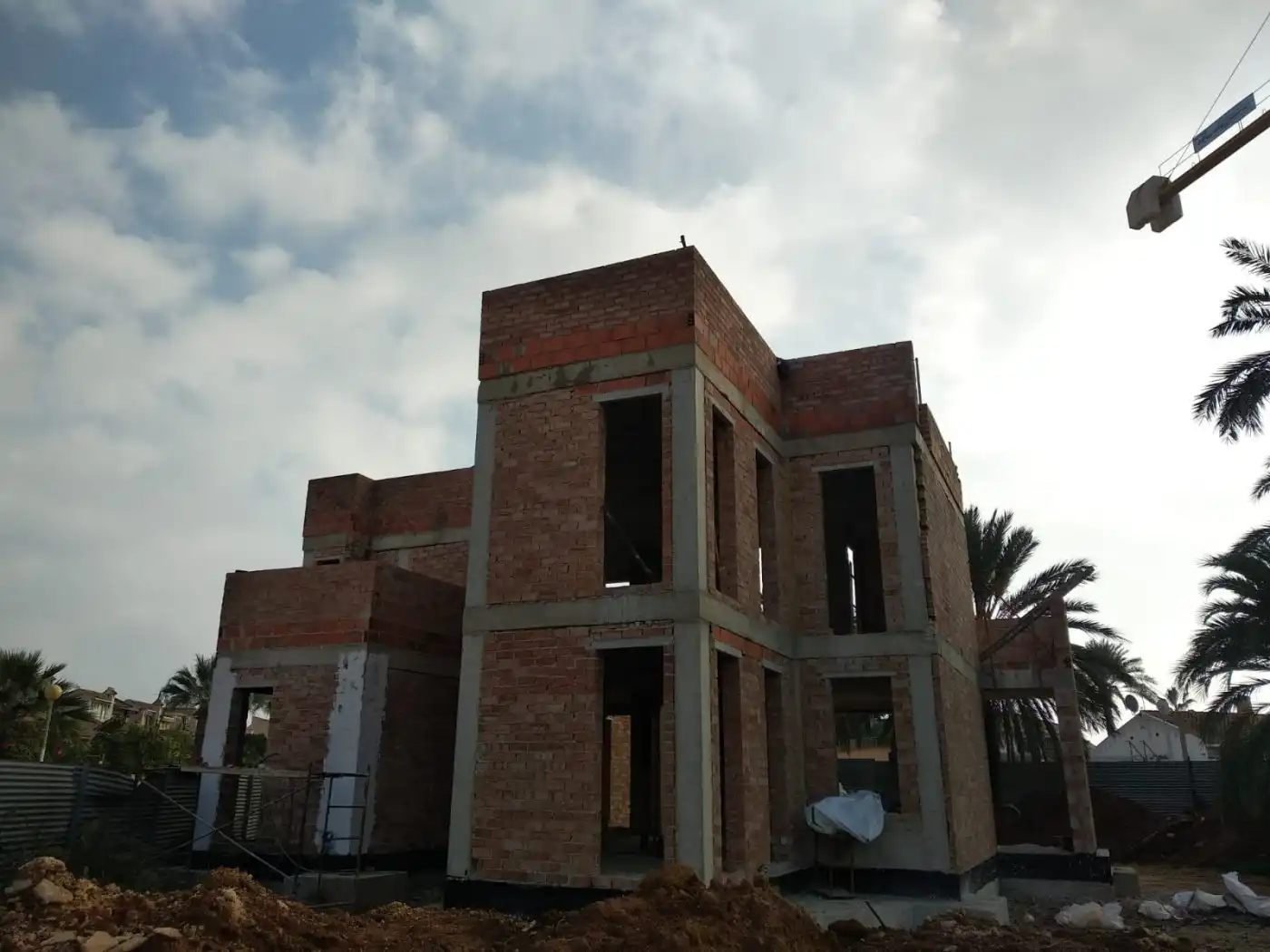Vista exterior de Casa o xalet en venda en Cartagena amb Aire condicionat, Jardí privat i Terrassa