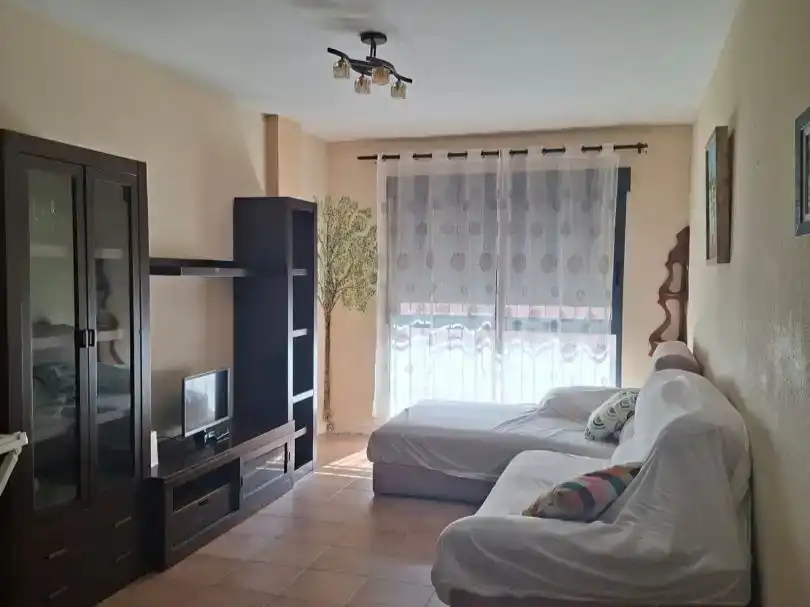 Sala de estar de Piso para compartir en Murcia con Aire acondicionado y Amueblado