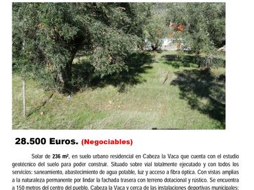 Terreno residencial en venta en N/A