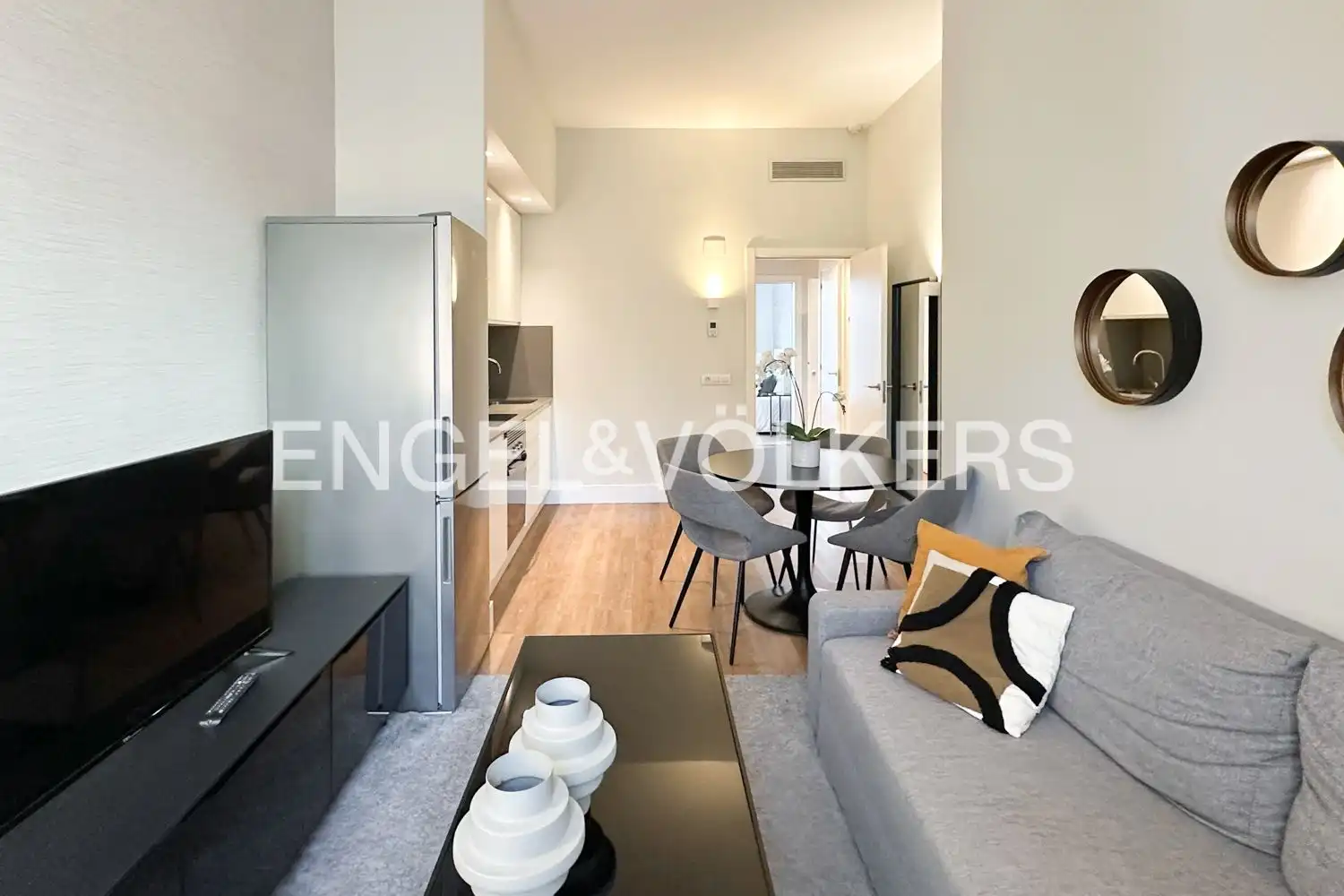 Sala de estar de Piso de alquiler en Valencia con Aire acondicionado, Calefacción y Jardín privado
