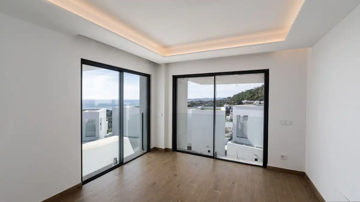Terrasse von Einfamilien-Reihenhaus zum Verkauf in Benalmádena mit Klimaanlage, Terrasse und Abstellraum