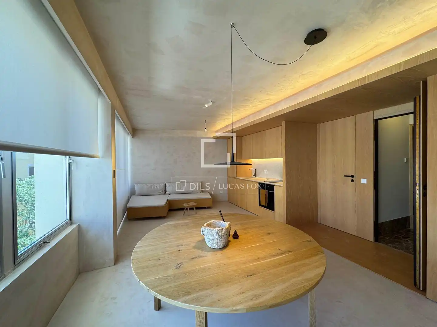 Living room of Flat for rent in  Palma de Mallorca  with Air Conditioner, Heating and Parquet flooring