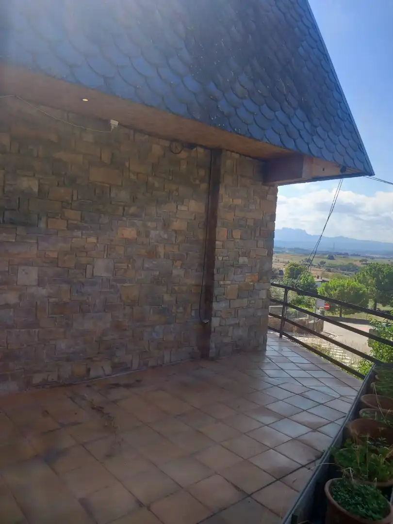 Terrassa de Casa o xalet en venda en Santpedor amb Jardí privat, Terrassa i Balcó