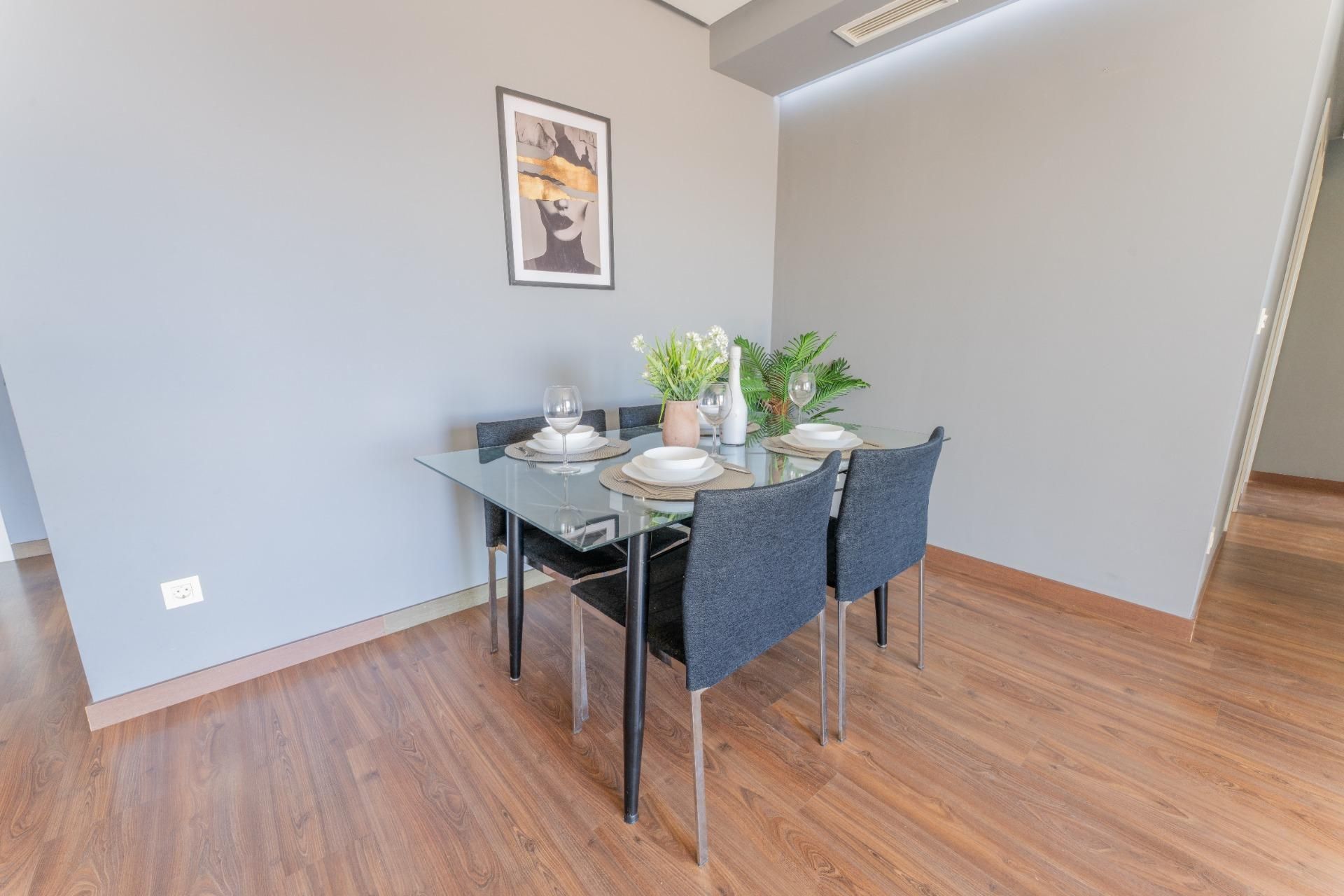 Dining room of Flat for sale in Crevillent  with Air Conditioner, Private garden and Terrace