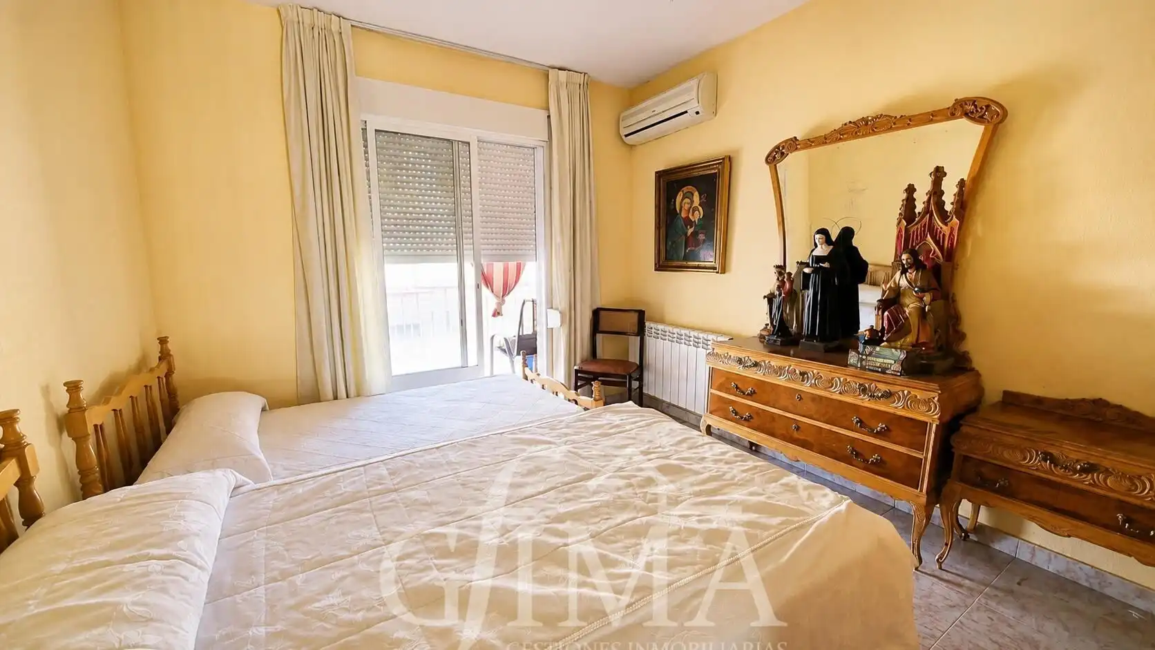 Bedroom of Attic for sale in Tomelloso  with Heating, Terrace and Furnished