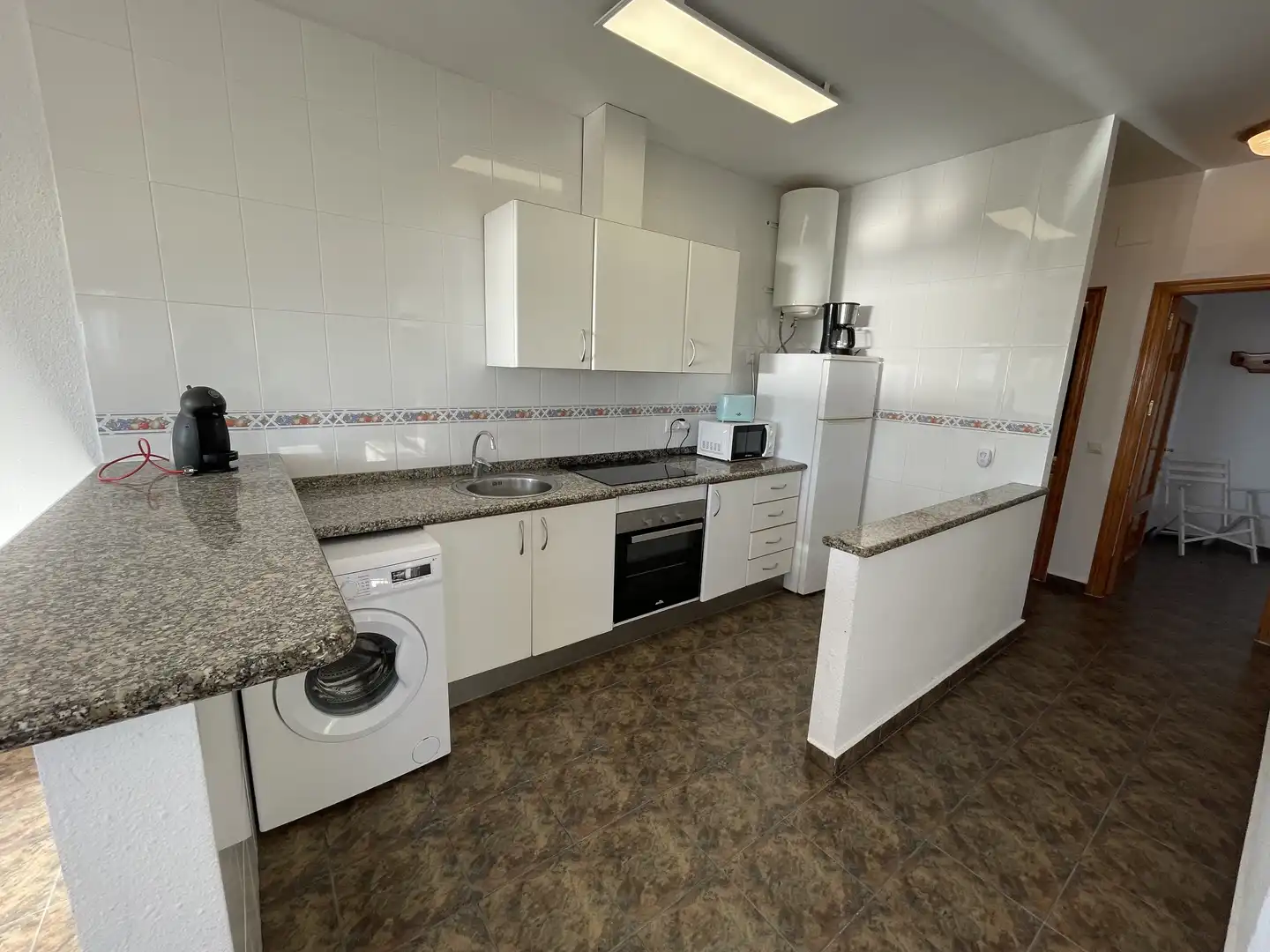 Cuina de Apartament en venda en Alcalà de Xivert amb Jardí privat, Terrassa i Piscina